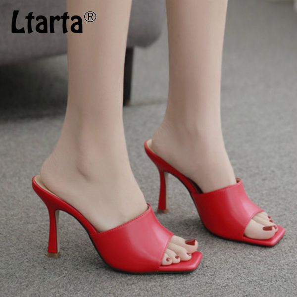 ltarta women's heels sandals 2020 summer thin heeled peep-toe sandals red pu smooth lady girls slipper shoes, Black
ltarta women's heels sandals 2020 summer thin heeled peep-toe sandals red pu smooth lady girls slipper shoes, Black