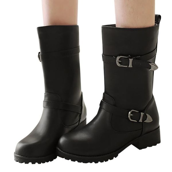 tide motorcycle boots vintage women 2121 fashion solid winter shoes large size brown fashion boots platform, Black
tide motorcycle boots vintage women 2121 fashion solid winter shoes large size brown fashion boots platform, Black