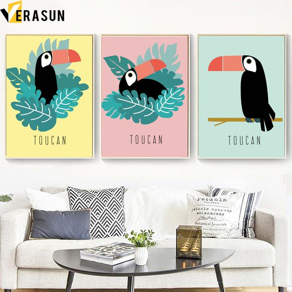 мультфильм toucan листья стены искусства холст картина скандинавские плакаты и печать животных стена фотографии для гостиная детская комната
мультфильм toucan листья стены искусства холст картина скандинавские плакаты и печать животных стена фотографии для гостиная детская комната