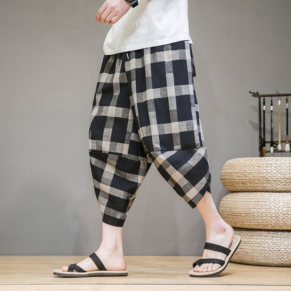 streetwear pants men jogger ankle-length harem pants lattice joggers trousers men casual fashihon harajuku, Black
streetwear pants men jogger ankle-length harem pants lattice joggers trousers men casual fashihon harajuku, Black