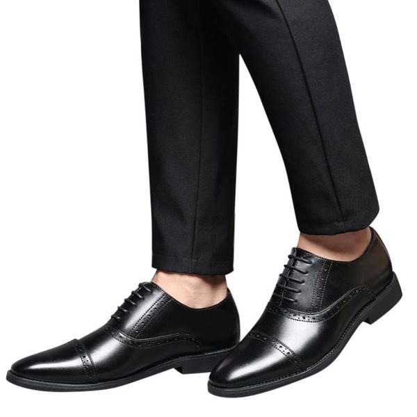 dress shoes womail leather men big size 38-48 oxfords fashion casual formal business wedding drop, Black
dress shoes womail leather men big size 38-48 oxfords fashion casual formal business wedding drop, Black