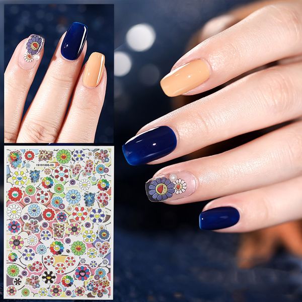 new arrived 3d nail stickers decals colorful sunflower shape adhesive stickers nail art decoration z0263, Black
new arrived 3d nail stickers decals colorful sunflower shape adhesive stickers nail art decoration z0263, Black