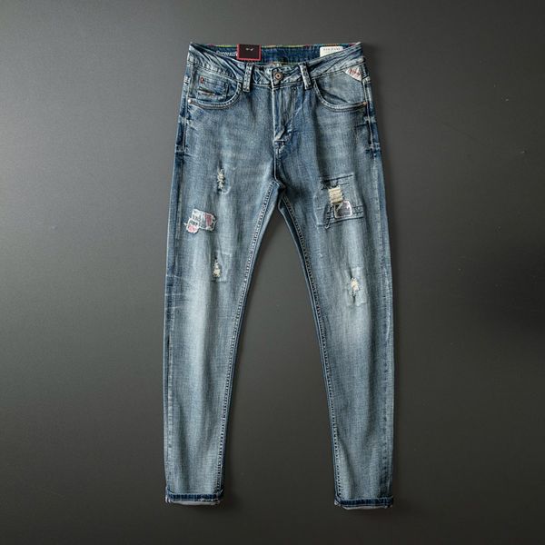 2020 autumn winter men's slim elastic cotton jeans fashion casual streetwear classic style jeans denim pants trousers male,m009, Blue
2020 autumn winter men's slim elastic cotton jeans fashion casual streetwear classic style jeans denim pants trousers male,m009, Blue