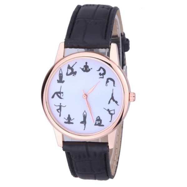 2020 new watch women yoga movement pattern casual quartz watch ladies leather strap watches wristwatch relogio feminino, Slivery;brown
2020 new watch women yoga movement pattern casual quartz watch ladies leather strap watches wristwatch relogio feminino, Slivery;brown