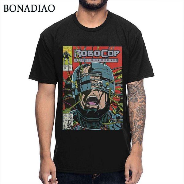 O-neck rock and roll RoboCop comic T-shirt MEN'S quality short sleeve big size homme T shirt
O-neck rock and roll RoboCop comic T-shirt MEN'S quality short sleeve big size homme T shirt