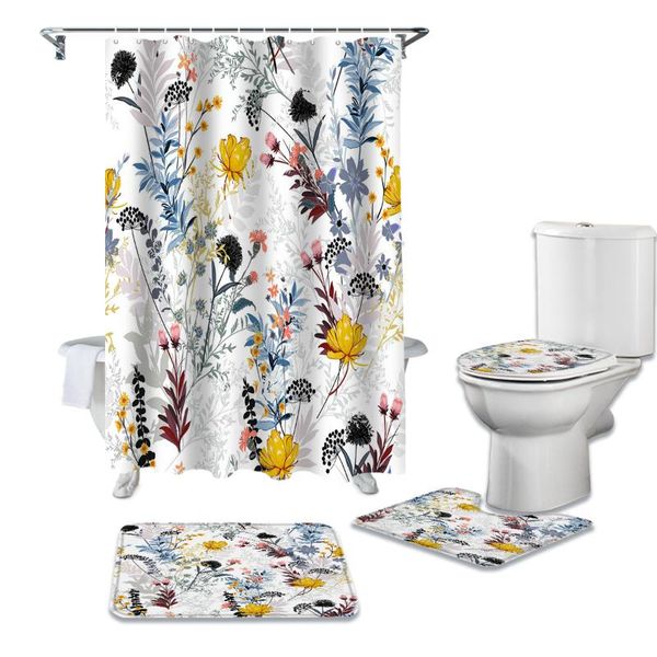 shower curtains flower plant dandelion leaves curtain sets non-slip rugs toilet lid cover and bath mat bathroom set
shower curtains flower plant dandelion leaves curtain sets non-slip rugs toilet lid cover and bath mat bathroom set