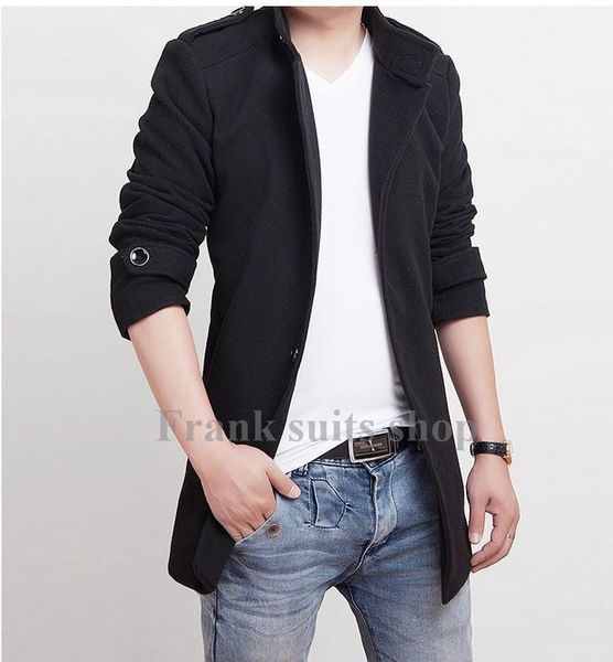 custom made 2020 black woolen coat winter jacket single-breasted long-sleeved men's fashion suit coat pea
custom made 2020 black woolen coat winter jacket single-breasted long-sleeved men's fashion suit coat pea