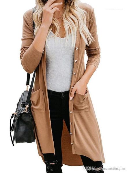 casual loose ladies outerwear with pocket female designer solid color coat fashion spring autumn v neck women jackets, Black;brown 
casual loose ladies outerwear with pocket female designer solid color coat fashion spring autumn v neck women jackets, Black;brown