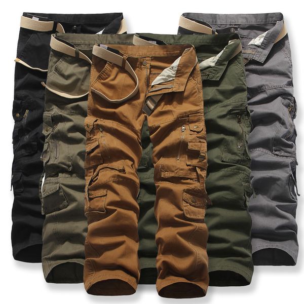 happyjeffery fashion multi-pocket solid mens cargo camo pants combat man work casual military men army trousers without belt 018, Black
happyjeffery fashion multi-pocket solid mens cargo camo pants combat man work casual military men army trousers without belt 018, Black