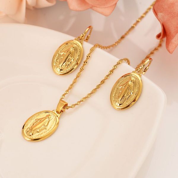 богиня мать богородица ожерелье серьги 18 k solid g / f gold католическое религиозное комплект ювелирных изделий подарков женщины, Silver
богиня мать богородица ожерелье серьги 18 k solid g / f gold католическое религиозное комплект ювелирных изделий подарков женщины, Silver