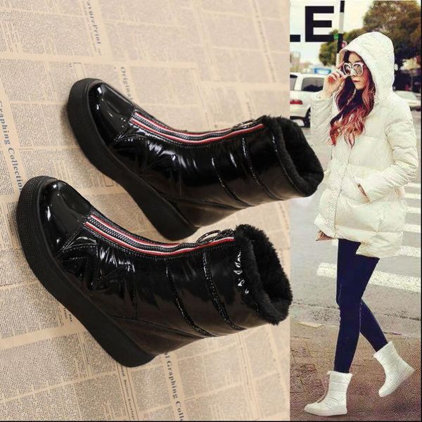thicken plush waterproof snow boots women's short boots 2020 new wild joker white botties warm winter shoes black front zip
thicken plush waterproof snow boots women's short boots 2020 new wild joker white botties warm winter shoes black front zip