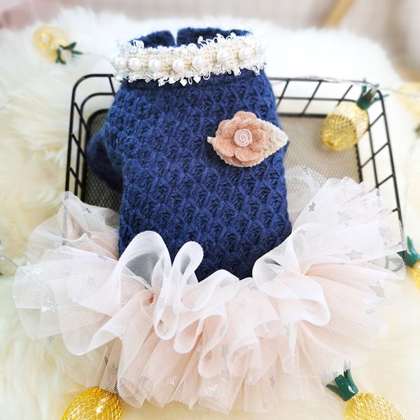 autumn dresses for dogs teddy cat skirt tulle princess pearl blue flower decor party costume xs s m l xl
autumn dresses for dogs teddy cat skirt tulle princess pearl blue flower decor party costume xs s m l xl