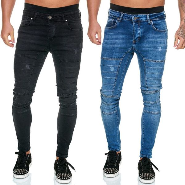 men's jeans men pants fashion male street slim casual full length pencil trousers 2021, Blue
men's jeans men pants fashion male street slim casual full length pencil trousers 2021, Blue