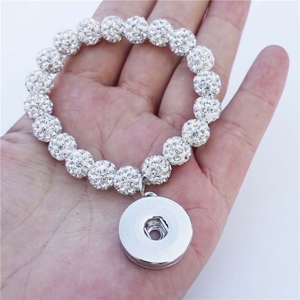 clay crystal disco ball bracelets pave rhinestone 18mm snap buttons socket handcrafted for tween children 12 pieces / set, Black
clay crystal disco ball bracelets pave rhinestone 18mm snap buttons socket handcrafted for tween children 12 pieces / set, Black