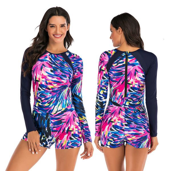 women's rashguard long sleeve uv protection one piece surfing swimsuit long sleeve swimwear bathing suits boylegs backzip
women's rashguard long sleeve uv protection one piece surfing swimsuit long sleeve swimwear bathing suits boylegs backzip