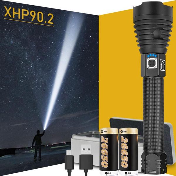 300000 lm xhp90.2 most powerful led torch usb xhp50 rechargeable tactical flashlights 18650 or 26650 hand lamp xhp70
300000 lm xhp90.2 most powerful led torch usb xhp50 rechargeable tactical flashlights 18650 or 26650 hand lamp xhp70