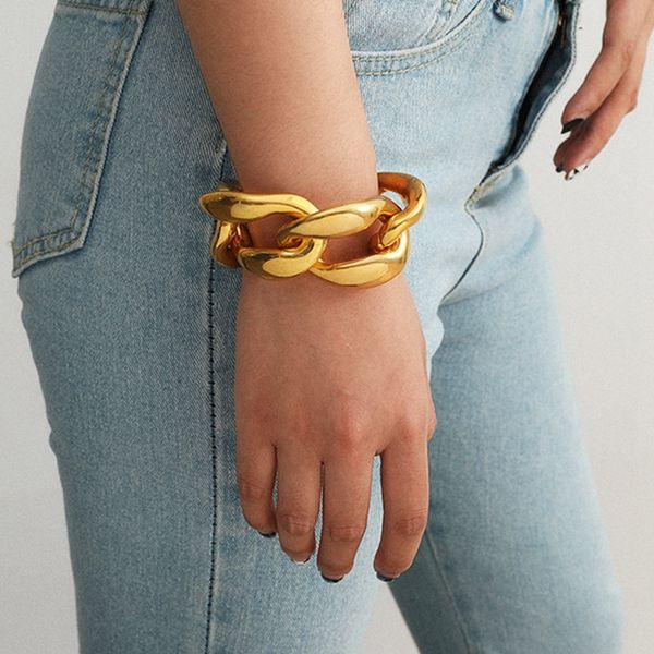 punk miami cuban snake chain bracelet bangle accesorios mujer boho heavy metal chunky lock bracelets for women men jewelry, Black
punk miami cuban snake chain bracelet bangle accesorios mujer boho heavy metal chunky lock bracelets for women men jewelry, Black