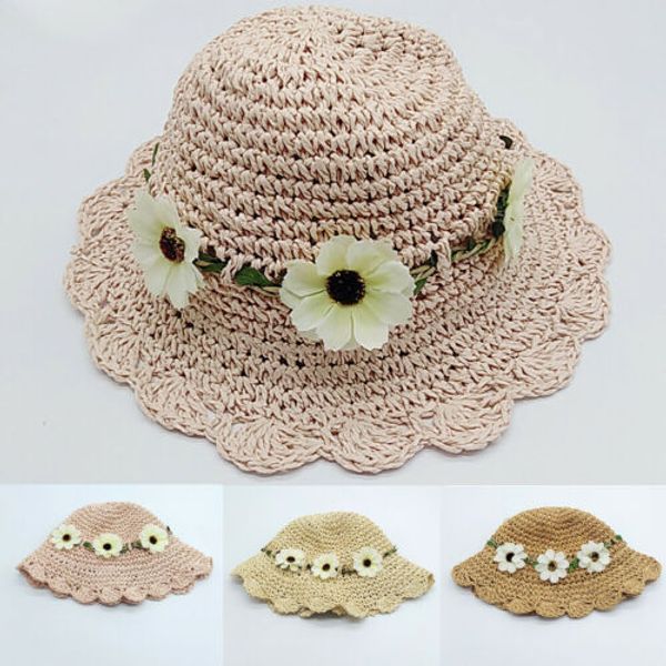 children straw sunhat breathable summer beach princess travel straw flower e, Blue;gray
children straw sunhat breathable summer beach princess travel straw flower e, Blue;gray