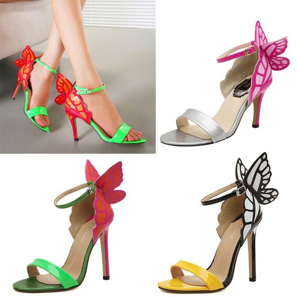 2020 summer women's hollow spike heel casual butterfly novelty high heels shoes colorful thin heel de verano para mujer#, Black
2020 summer women's hollow spike heel casual butterfly novelty high heels shoes colorful thin heel de verano para mujer#, Black