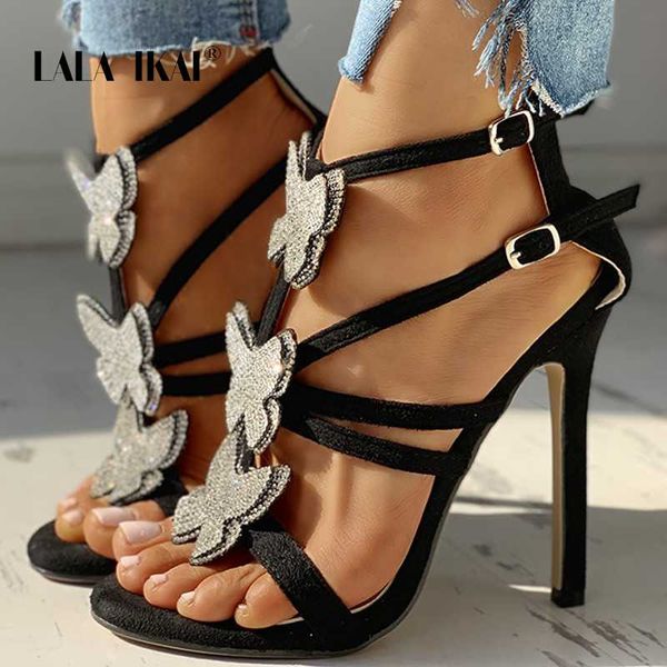 lala ikai heel sandals women summer butterfly rhinestones buckle ladies sandal high heel flock peep toe sandalie female xwc6917, Black
lala ikai heel sandals women summer butterfly rhinestones buckle ladies sandal high heel flock peep toe sandalie female xwc6917, Black