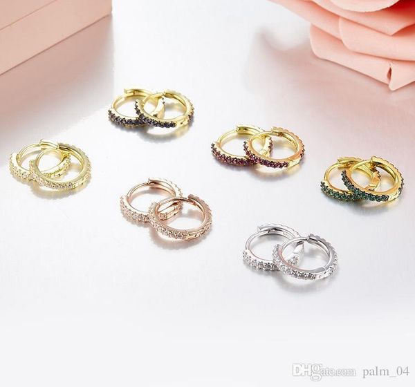 designer fashion 925 sterling silver jewelry 3a cubic zirconia party monaco earring rose pink cz stone france stud002, Golden;silver 
designer fashion 925 sterling silver jewelry 3a cubic zirconia party monaco earring rose pink cz stone france stud002, Golden;silver