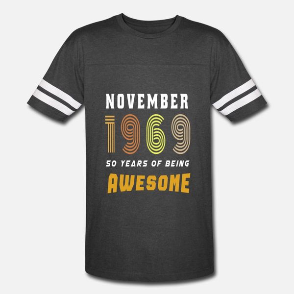 november 1969 birthday t shirt men customized cotton o-neck cool interesting breathable summer style letters shirt
november 1969 birthday t shirt men customized cotton o-neck cool interesting breathable summer style letters shirt