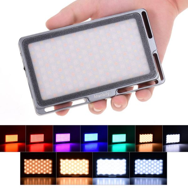 manbily portable rgb led video light panel dimmable 2500k-8500k mini pocket camera fill light with oled screen built-in battery
manbily portable rgb led video light panel dimmable 2500k-8500k mini pocket camera fill light with oled screen built-in battery
