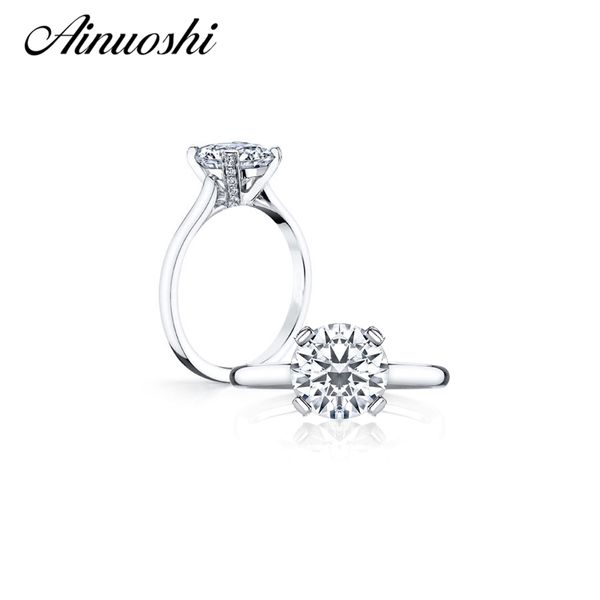 ainoushi round cut solitaire ring women engagement rings real solid 925 sterling silver wedding ring, Golden;silver
ainoushi round cut solitaire ring women engagement rings real solid 925 sterling silver wedding ring, Golden;silver