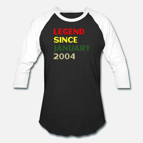 legend since january 2004 16th birthday gift 16 t shirt men designs 100% cotton s-xxxl natural fit funny summer leisure shirt
legend since january 2004 16th birthday gift 16 t shirt men designs 100% cotton s-xxxl natural fit funny summer leisure shirt
