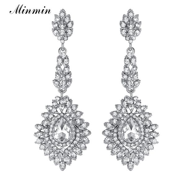 dangle & chandelier minmin luxury teardrop crystal long drop earrings silver color hanging earring bridal wedding jewelry for women eh192
dangle & chandelier minmin luxury teardrop crystal long drop earrings silver color hanging earring bridal wedding jewelry for women eh192