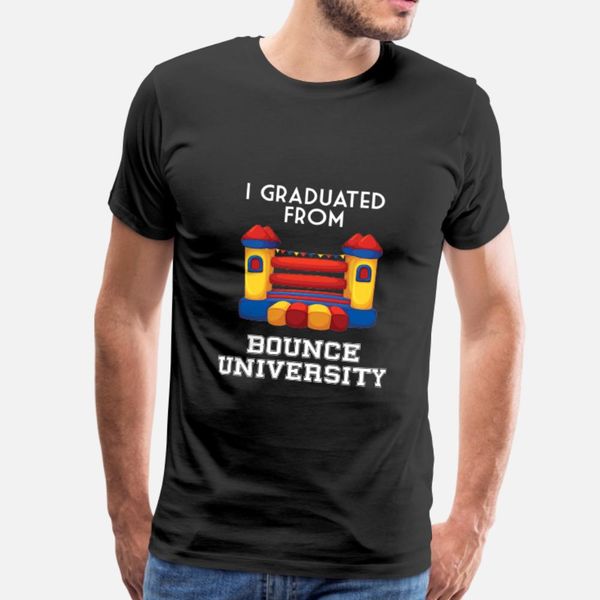 bounce house graduate university t shirt men printing tee shirt size s-3xl standard fitness building summer outfit shirt
bounce house graduate university t shirt men printing tee shirt size s-3xl standard fitness building summer outfit shirt