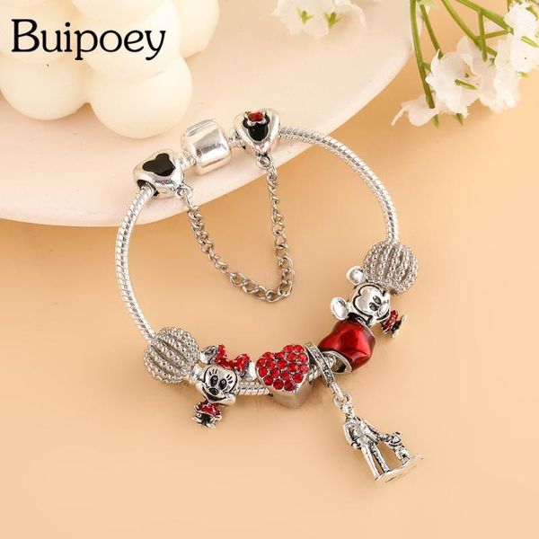 buipoey new silver color cartoon anime animal beaded red heart charm bracelets for boys girls original children bracelet gifts, Golden;silver
buipoey new silver color cartoon anime animal beaded red heart charm bracelets for boys girls original children bracelet gifts, Golden;silver