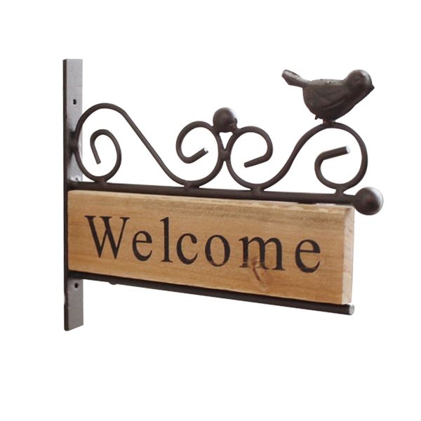 mini country wrought iron stable modern welcome sign decoration wall gift plaque
mini country wrought iron stable modern welcome sign decoration wall gift plaque