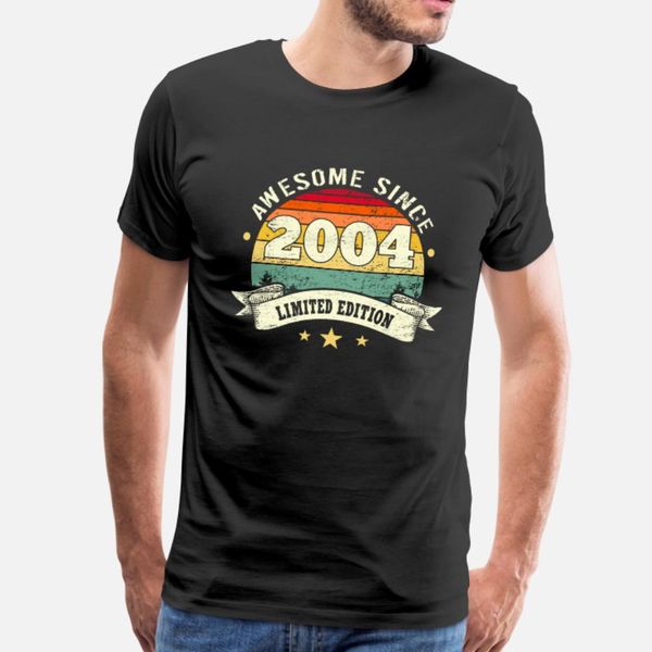 awesome since 2004 t shirt men design 100% cotton euro size s-3xl normal cute fashion spring novelty shirt
awesome since 2004 t shirt men design 100% cotton euro size s-3xl normal cute fashion spring novelty shirt