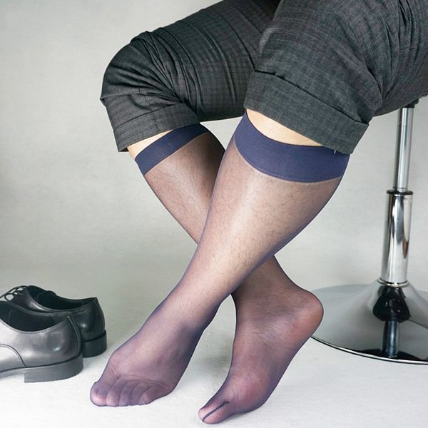 men's socks formal dress black thin transparent tube solid color double-layer european business suit japanese stockings
men's socks formal dress black thin transparent tube solid color double-layer european business suit japanese stockings
