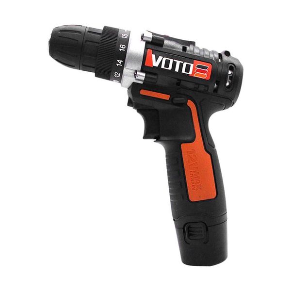 

12v double speed multi-function electric drill charging cordless drill home multi gear torque regulation electric screwdriver