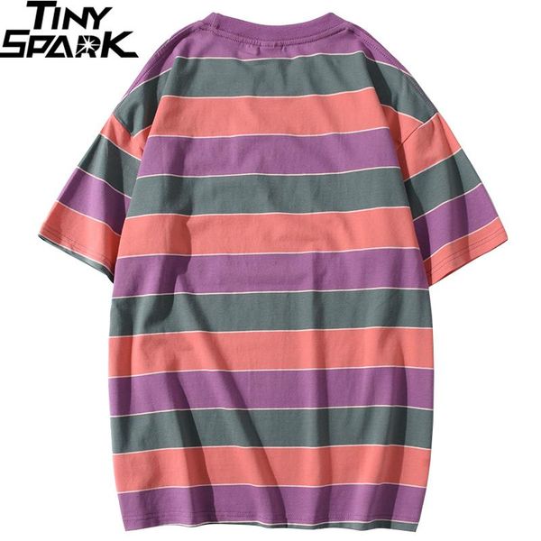 hip hop t shirt men 2020 streetwear harajuku stripe tshirt color block short sleeve cotton t-shirt fashion tees green blue t200611, White;black 
hip hop t shirt men 2020 streetwear harajuku stripe tshirt color block short sleeve cotton t-shirt fashion tees green blue t200611, White;black