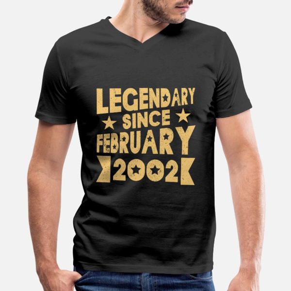 legendary since february 2002 18th birthday gift t shirt men designing short sleeve plus size 3xl graphic casual spring unique shirt
legendary since february 2002 18th birthday gift t shirt men designing short sleeve plus size 3xl graphic casual spring unique shirt