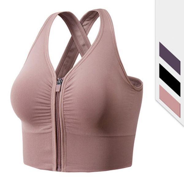 front zipper sports underwear female shockproof gathering running fitness bra yoga vest wear bra sports bras, White;black
front zipper sports underwear female shockproof gathering running fitness bra yoga vest wear bra sports bras, White;black