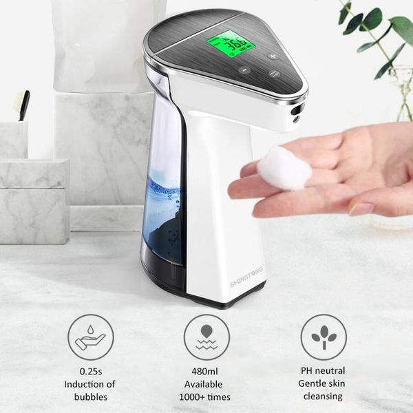 1 Pc Professional Automatic Sensor Soap Dispenser Automatic Hand Washer Non-contact soap bubble machine
1 Pc Professional Automatic Sensor Soap Dispenser Automatic Hand Washer Non-contact soap bubble machine