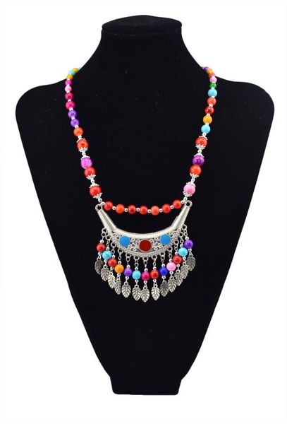 bohemia gypsy summer style charm acrylic beaded chain metal moon leaves tassel pendant necklace women maxi jewelry, Silver
bohemia gypsy summer style charm acrylic beaded chain metal moon leaves tassel pendant necklace women maxi jewelry, Silver