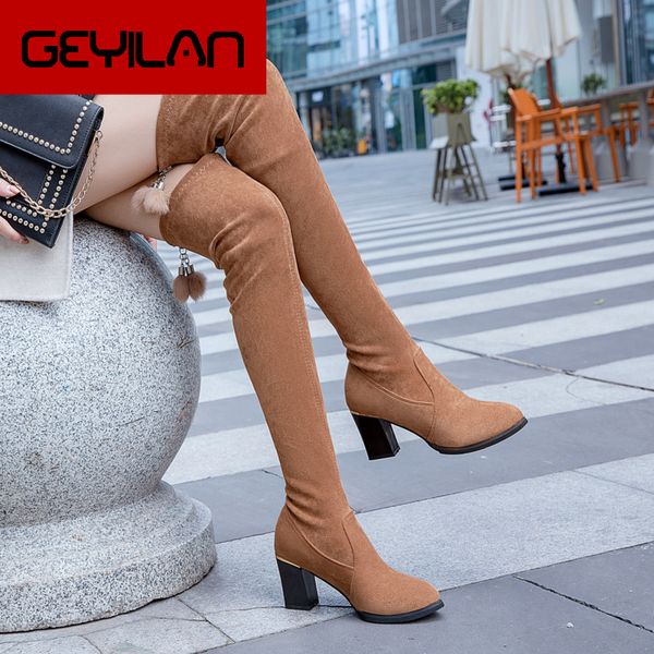 boots rimocy ladies over knee long thigh high faux suede slim women winter round toe heels shoes woman red brown, Black
boots rimocy ladies over knee long thigh high faux suede slim women winter round toe heels shoes woman red brown, Black