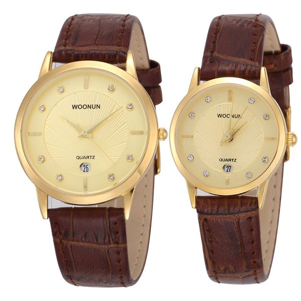 couple watches for lovers leather strap quartz wristwatch casual wristwatches couple watch reloj hombre, Slivery;brown
couple watches for lovers leather strap quartz wristwatch casual wristwatches couple watch reloj hombre, Slivery;brown