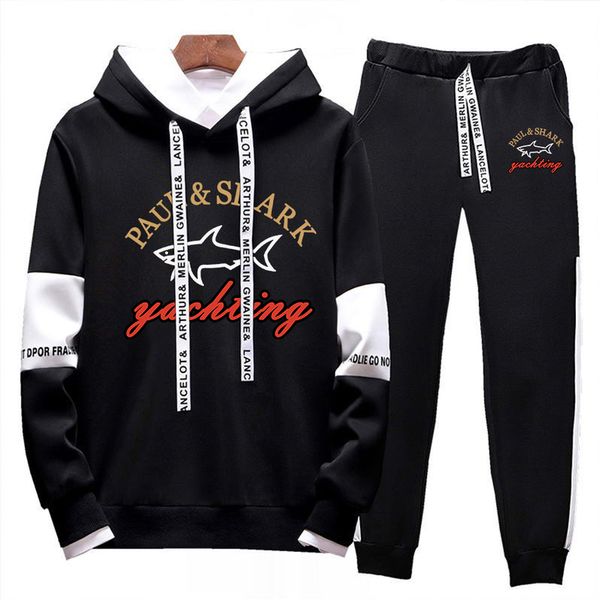 paul & shark casual men's autumn hooded sportswear, and pants hoodie, 2p plain color suit, hip hop street loose sportswear, Black
paul & shark casual men's autumn hooded sportswear, and pants hoodie, 2p plain color suit, hip hop street loose sportswear, Black