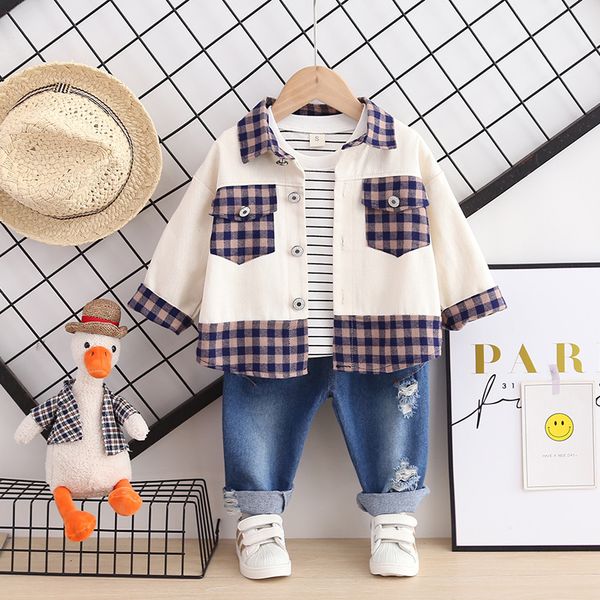 kids clothes baby boys costume lattice tracksuit jeans children spring autumn winter boys outfits girls infantil set, White
kids clothes baby boys costume lattice tracksuit jeans children spring autumn winter boys outfits girls infantil set, White