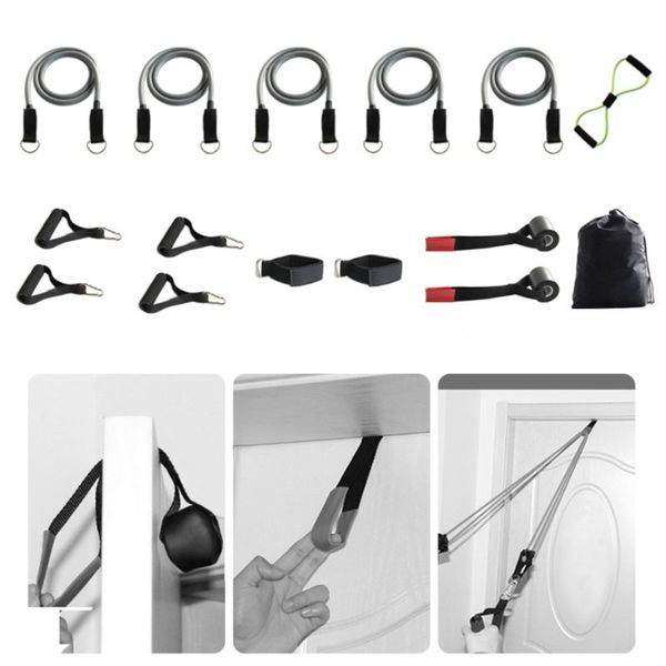 resistance bands exercise with handles 5 fitness workout stackable up to 110 lbs training tubes large ankle s
resistance bands exercise with handles 5 fitness workout stackable up to 110 lbs training tubes large ankle s
