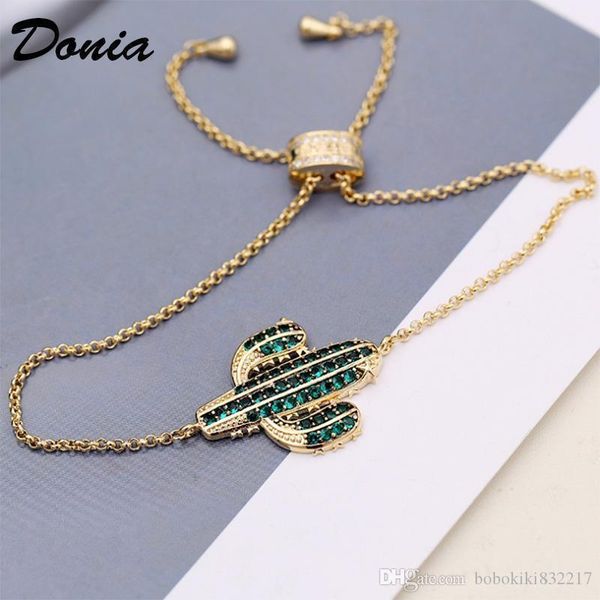 donia jewelry party european and american fashion home classic cactus micro inlaid zirconia bracelet women's bracelet birthday, Black
donia jewelry party european and american fashion home classic cactus micro inlaid zirconia bracelet women's bracelet birthday, Black