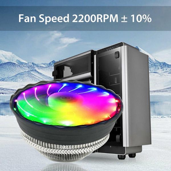 fans & coolings 2000rpm silent computer cpu cooler high airflow pc processor rgb cooling fan led air heatsink
fans & coolings 2000rpm silent computer cpu cooler high airflow pc processor rgb cooling fan led air heatsink