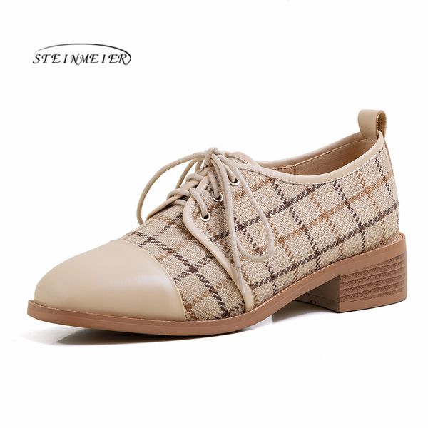 women summer leather shoes woman brogue lady flats shoes vintage sneakers laces spring casual for women 2020, Black
women summer leather shoes woman brogue lady flats shoes vintage sneakers laces spring casual for women 2020, Black