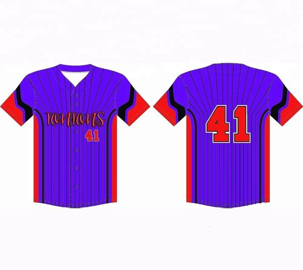 custom brand sublimated mens women fashion purple striped baseball jersey, Black;white
custom brand sublimated mens women fashion purple striped baseball jersey, Black;white